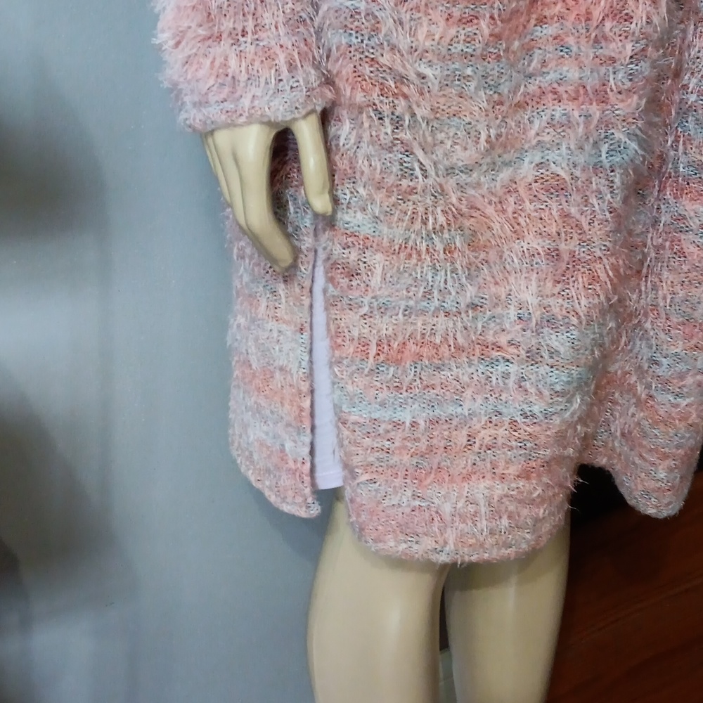 Candies XXL Duster Sweater side slits - Picture 2 of 8